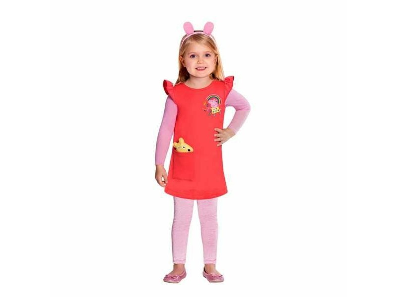 Маскировъчен костюм за деца Peppa Pig 3 Части