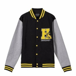 Унисекс суичър без качулка Harry Potter Hufflepuff  Черен