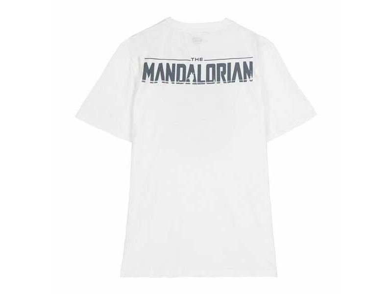 Дамска тениска с къс ръкав The Mandalorian Бял