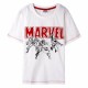 Детска тениска с къс ръкав Marvel Бял