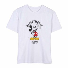 Дамска тениска с къс ръкав Mickey Mouse Бял