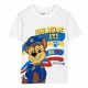 Детска тениска с къс ръкав The Paw Patrol Бял