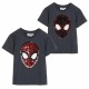 Детска тениска с къс ръкав Spider-Man Тъмно сив