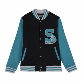 Унисекс суичър без качулка Harry Potter Slytherin Зелен