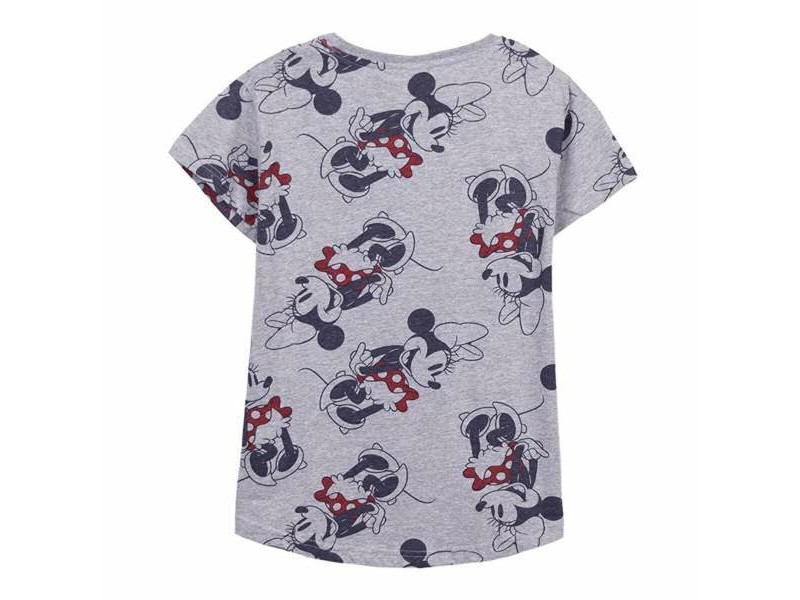 Дамска тениска с къс ръкав Minnie Mouse Сив