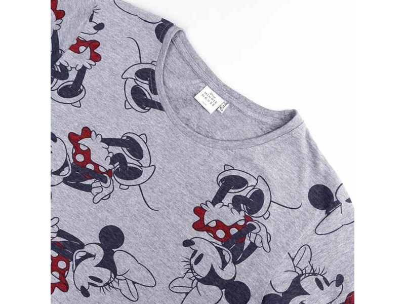 Дамска тениска с къс ръкав Minnie Mouse Сив