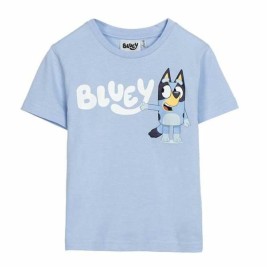 Детски Тениска с къс ръкав Bluey Светло син