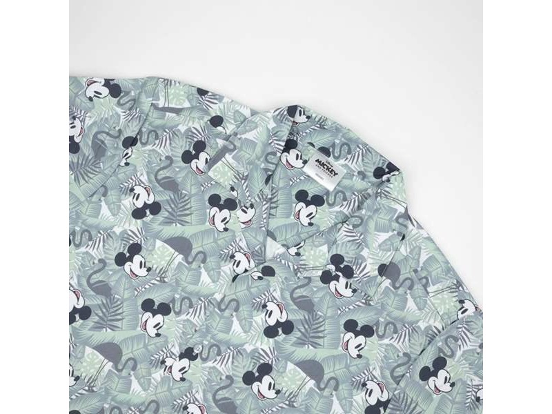 Мъжка тениска с къс ръкав Mickey Mouse Светло Зелено Мъжка тениска с къс ръкав Mickey Mouse Светло Зелено