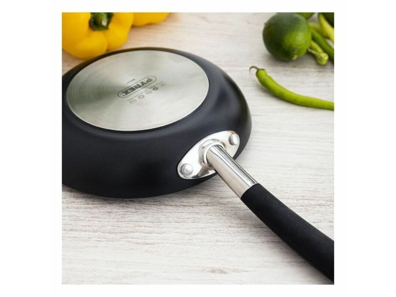 Тиган с Незалепващо Покритие Pyrex Artic Сив Метал Стомана