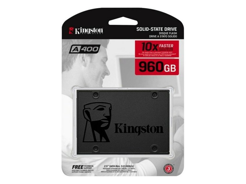Твърд диск Kingston A400 SSD 2,5