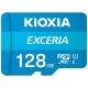 Mикро SD карта памет с адаптер Kioxia Exceria UHS-I Клас 10 Син