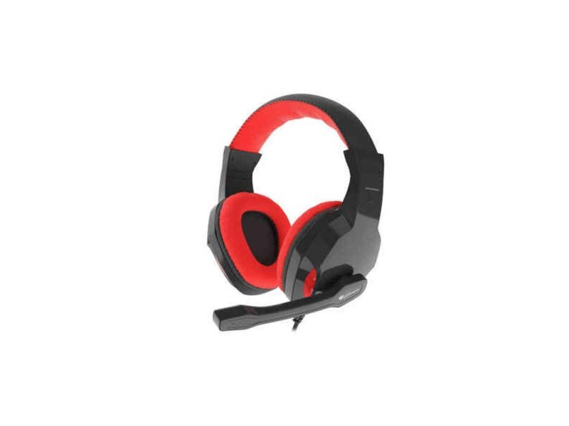 Слушалки с микрофон за игра Genesis ARGON 100 Червен