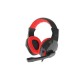 Слушалки с микрофон за игра Genesis ARGON 100 Червен
