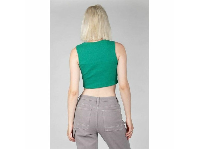 Дамска тениска с къс ръкав 24COLOURS Casual Зелен Дамска тениска с къс ръкав 24COLOURS Casual Зелен