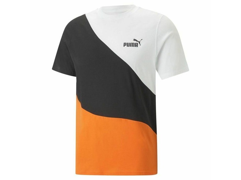 Тениска Puma Power Cat Тъмно Оранжево Мъже