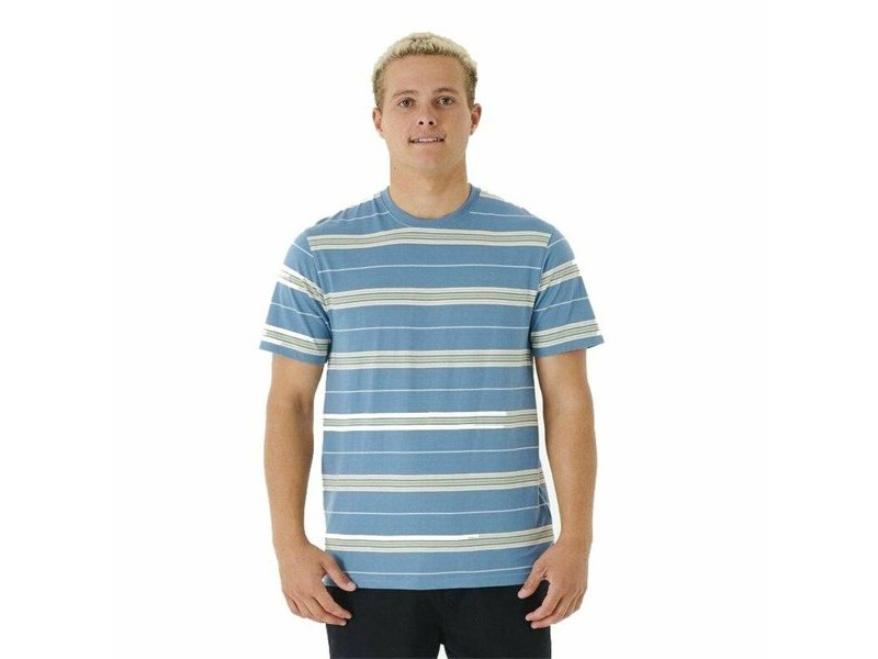 Тениска Rip Curl Surf Revival Stripe Аквамарин Мъже