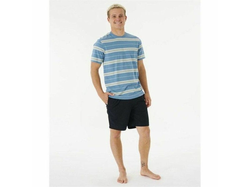 Тениска Rip Curl Surf Revival Stripe Аквамарин Мъже