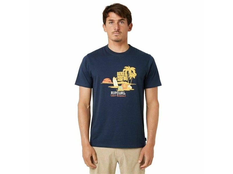 Тениска Rip Curl Framed Морско син Мъже