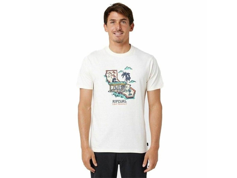 Тениска Rip Curl Framed Бял Мъже