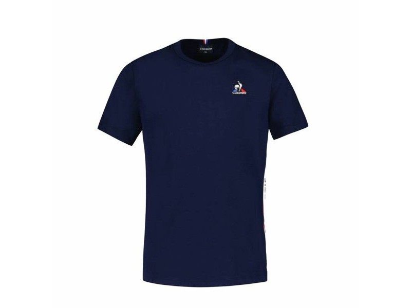 Детска тениска с къс ръкав Le coq sportif N°1 Tricolore Син