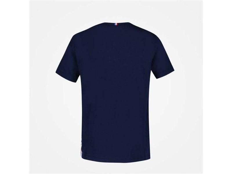 Детска тениска с къс ръкав Le coq sportif N°1 Tricolore Син