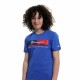 Детска тениска с къс ръкав Champion Crewneck  Син