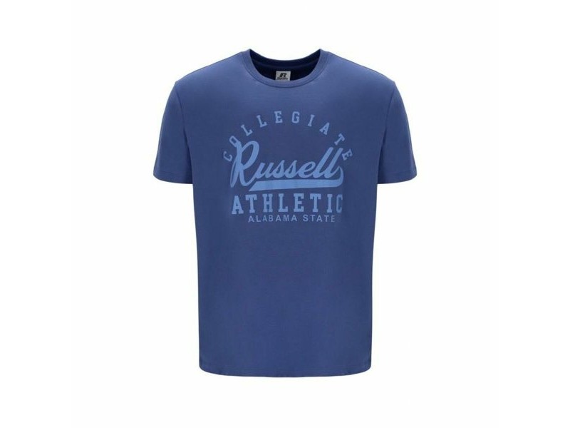 Тениска с къс ръкав Russell Athletic Amt A30211 Син Мъже