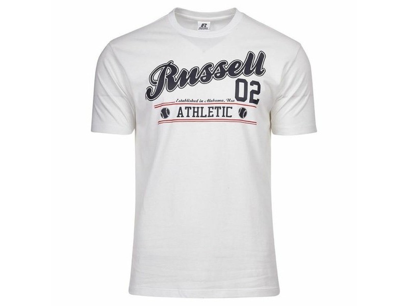 Тениска с къс ръкав Russell Athletic Amt A30311 Бял Мъже