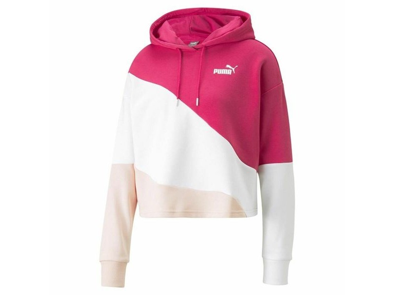 Дамски суичър с качулка Puma Power Cat Розов