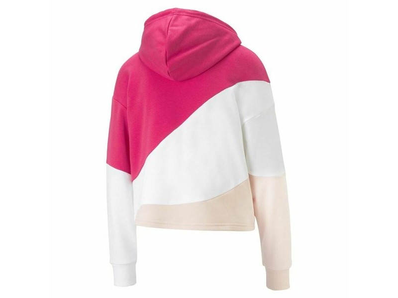 Дамски суичър с качулка Puma Power Cat Розов