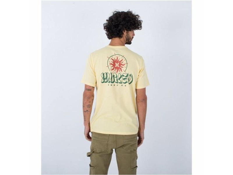 Тениска Hurley Evd Exp Sun Is Shinning Жълт Мъже Тениска Hurley Evd Exp Sun Is Shinning Жълт Мъже