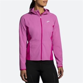 Женско Спортно Яке Brooks Canopy Frosted Тъмно розово