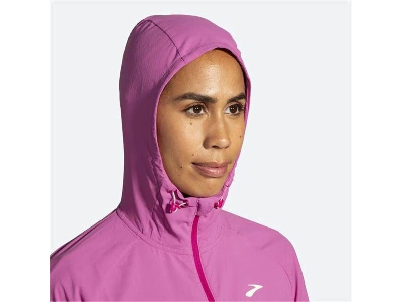 Женско Спортно Яке Brooks Canopy Frosted Тъмно розово