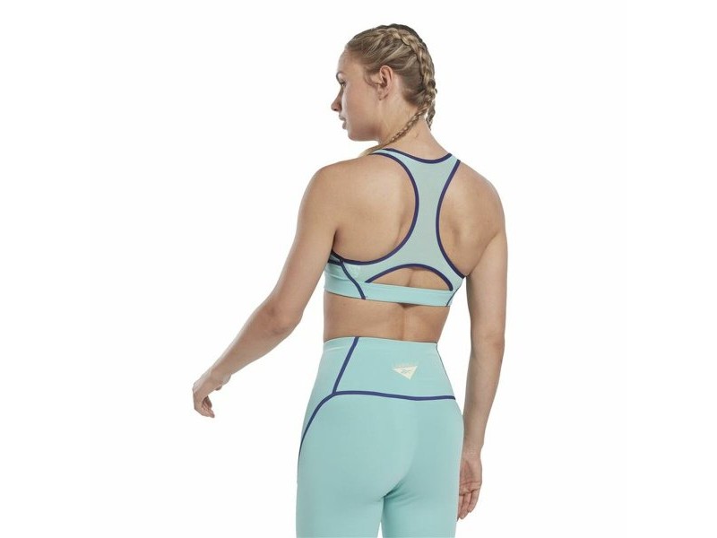 Спортен Сутиен Reebok Les Mills цвят тюркоаз