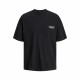 Мъжка тениска с къс ръкав Jack & Jones bari Back Черен Мъже