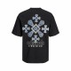 Мъжка тениска с къс ръкав Jack & Jones bari Back Черен Мъже