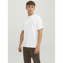 Мъжка тениска с къс ръкав Jack & Jones lushield Бял Мъже