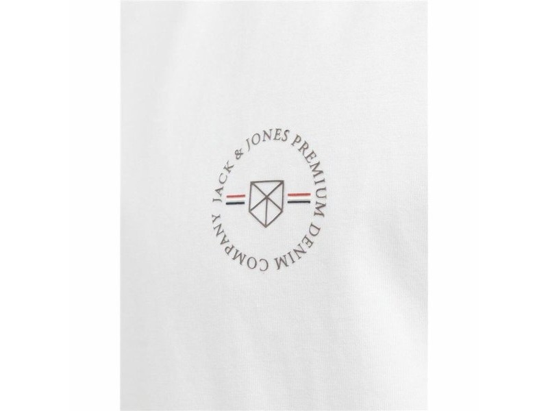 Мъжка тениска с къс ръкав Jack & Jones lushield Бял Мъже Мъжка тениска с къс ръкав Jack & Jones lushield Бял Мъже