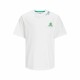 Детски Тениска с къс ръкав Jack & Jones Jorcole Back Print Бял Зелен