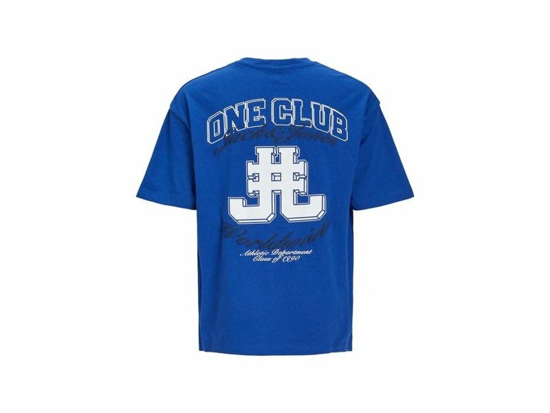 Детски Тениска с къс ръкав Jack & Jones Jorcole Back Print Тъмно синьо