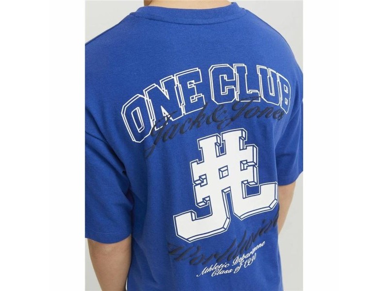 Детски Тениска с къс ръкав Jack & Jones Jorcole Back Print Тъмно синьо