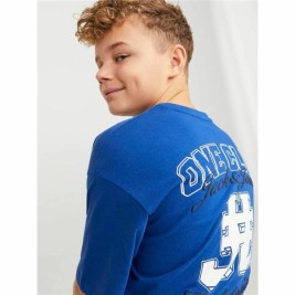 Детски Тениска с къс ръкав Jack & Jones Jorcole Back Print Тъмно синьо