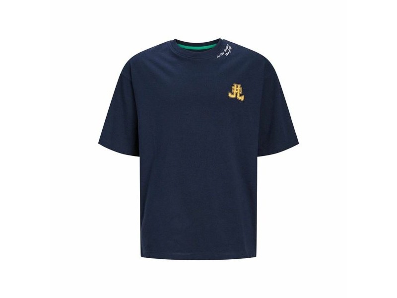 Детски Тениска с къс ръкав Jack & Jones Jorcole Back Print Морско син