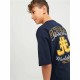 Детски Тениска с къс ръкав Jack & Jones Jorcole Back Print Морско син