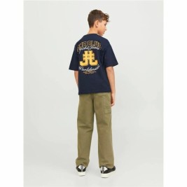 Детски Тениска с къс ръкав Jack & Jones Jorcole Back Print Морско син
