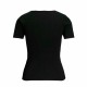 Дамска тениска с къс ръкав Jack & Jones Jxsky Ss Knit Черен