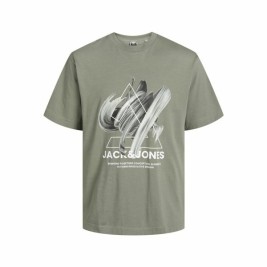 Детска тениска с къс ръкав Jack & Jones Jcotint Tee Ss Каки