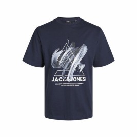 Детска тениска с къс ръкав Jack & Jones Jcotint Tee Ss Син