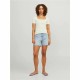 Дамска тениска с къс ръкав Jxsky Ss Jack & Jones Cloud Dancer Топло Бяло