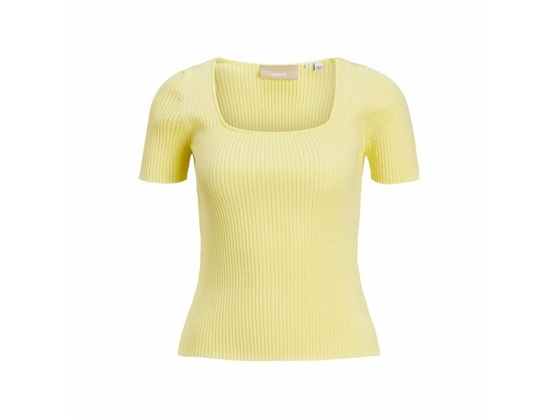 Дамска тениска с къс ръкав Jxsky Ss Jack & Jones French Vanilla Жълт